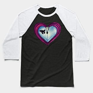 Butterfly in a heart Baseball T-Shirt